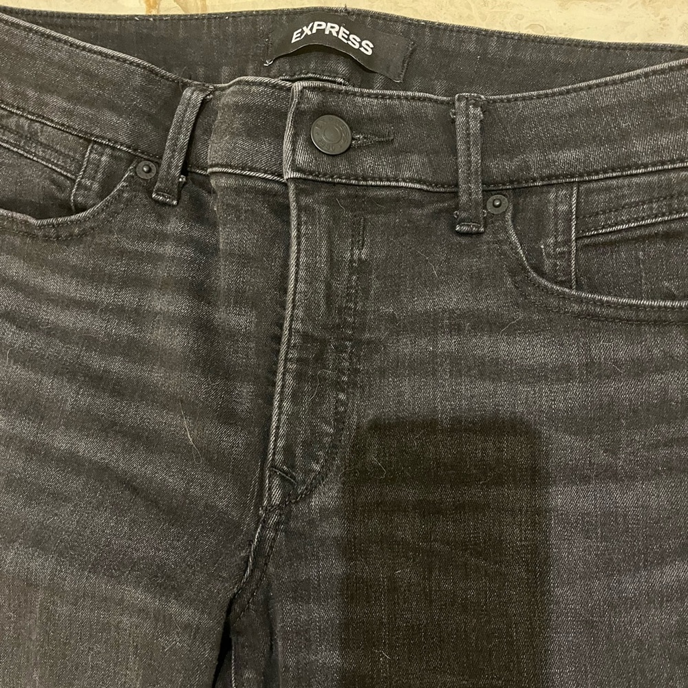 Express Charcoal Denim Jeans
